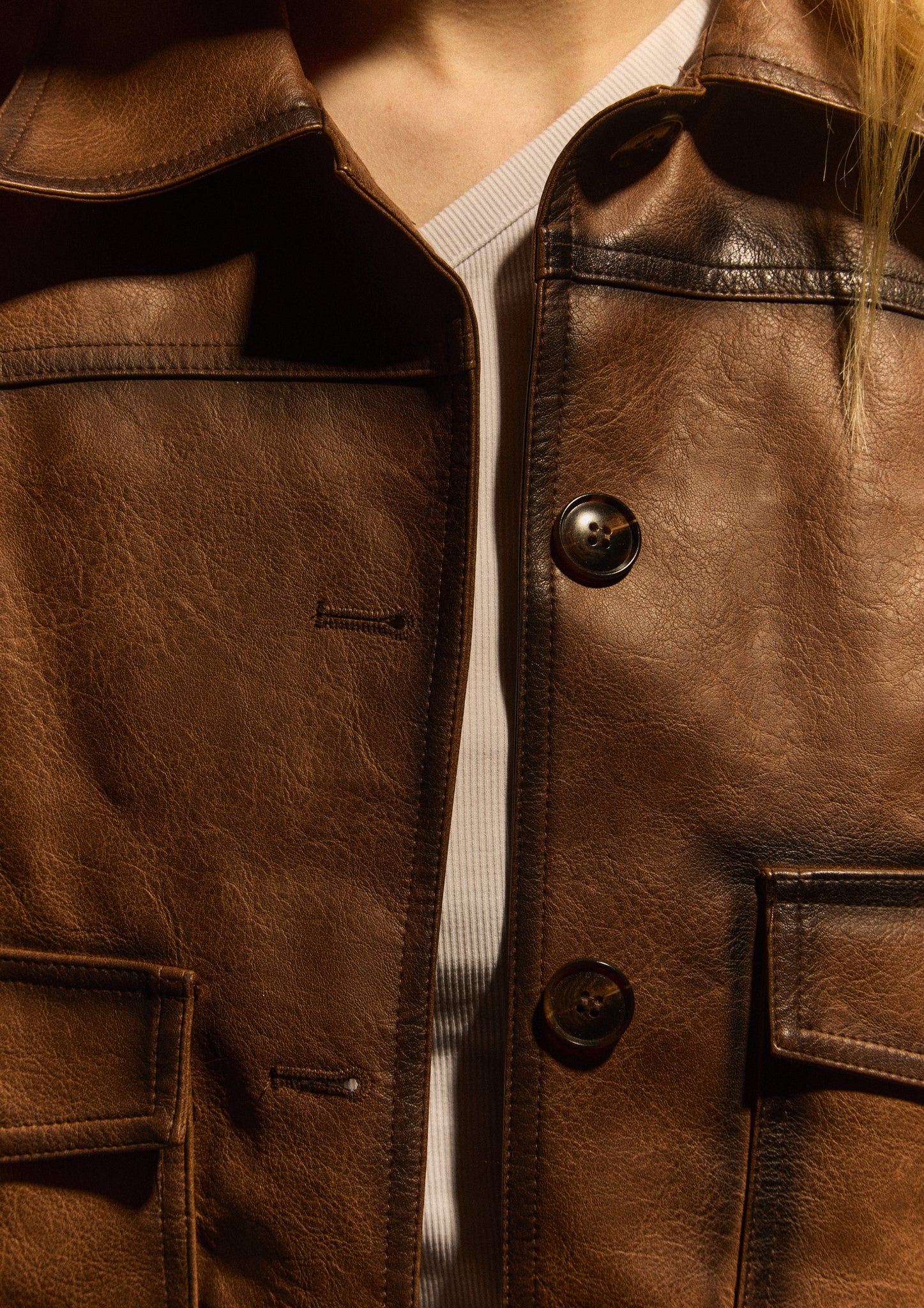 DUST MANIFESTO LEATHER JACKET
